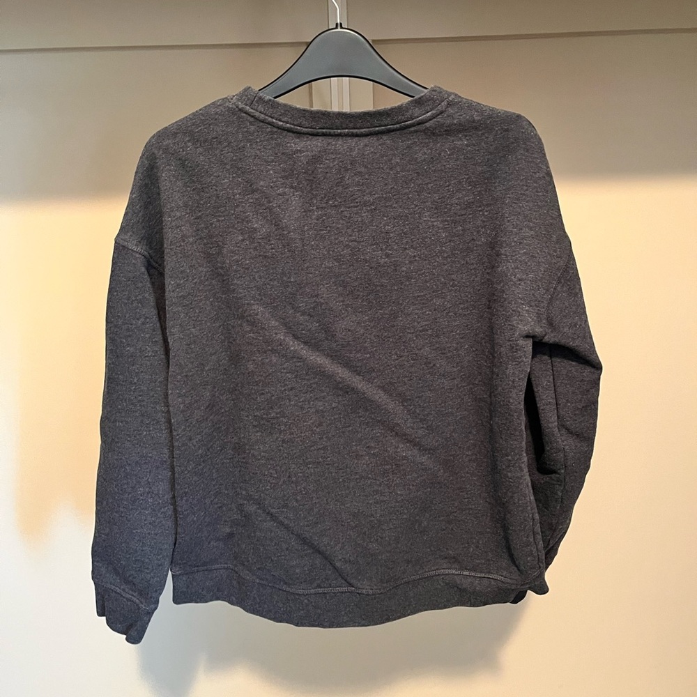 Boden Women's Dark Gray Sweatshirt with Candy Cane Text - Picture 4 of 6
